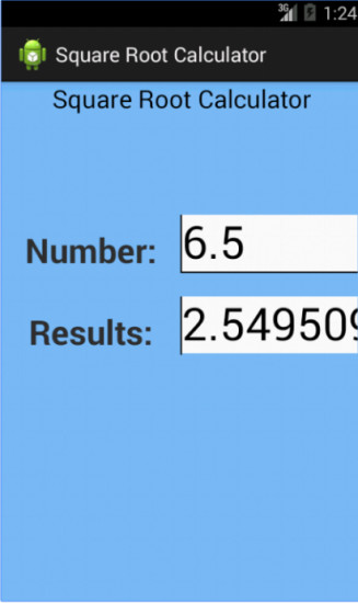 平方根计算器