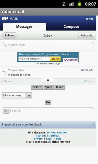雅虎邮箱中文版