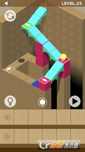 Woody Bricks and Ball Puzzles