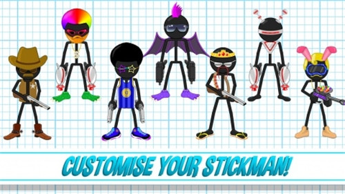 Gun Stickman3(火柴人枪战3中文无限金币版)