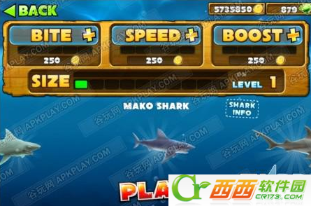 Hungry Shark(饥饿的鲨鱼3无限金币版)