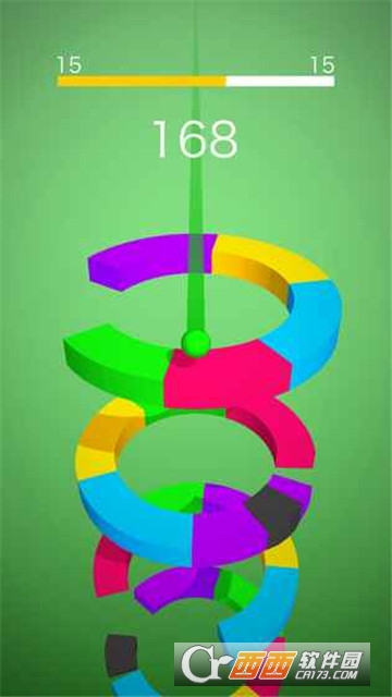 彩球跳塔(螺旋跳跃)