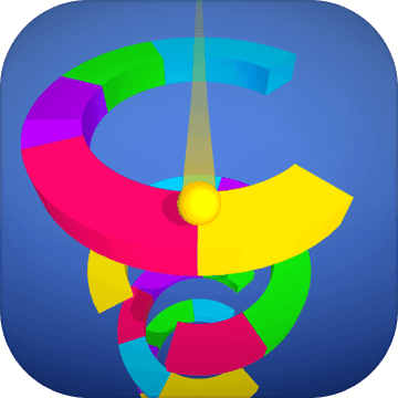 彩球跳塔(螺旋跳跃)