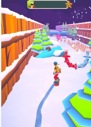 下雪滑雪板大师3D