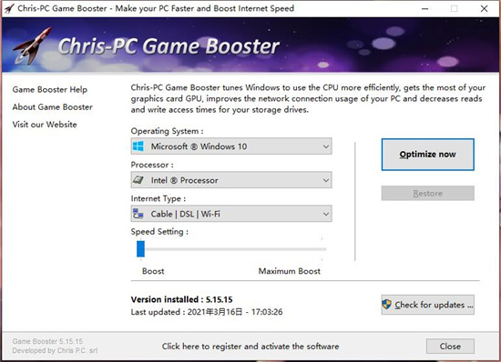 Chris-PC Game Booster(游戏助推器)