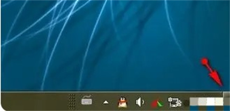 windows7显示桌面按钮在哪 windows7显示桌面按钮在哪位置介绍