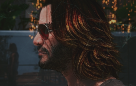 赛博朋克2077约翰尼染发MOD