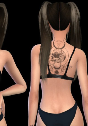 模拟人生4眼睛花朵复杂纹身MOD