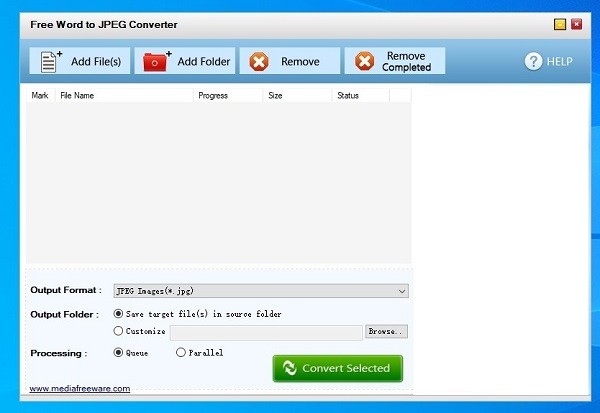 Free Word to JPEG Converter(Word转JPEG转换器)