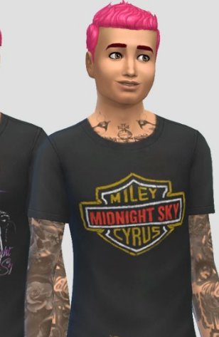 模拟人生4Miley Cyrus上衣MOD