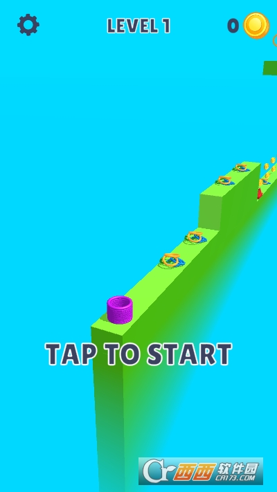 五彩弹簧圈游戏