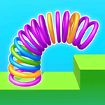 五彩弹簧圈游戏
