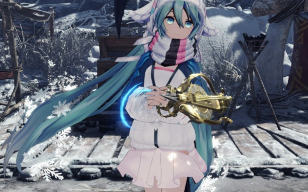 怪物猎人世界冰原雪未来服装MOD