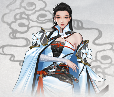 鬼谷八荒淡蓝玄幻花仙服饰MOD