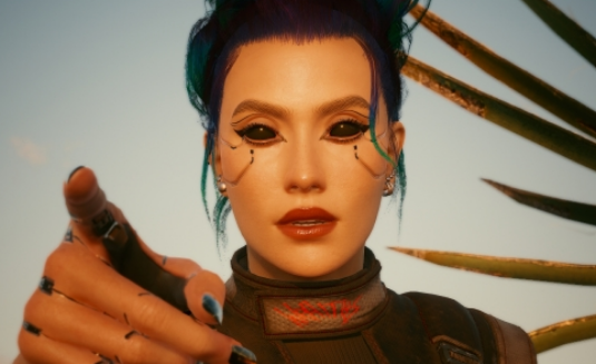 赛博朋克2077Koralina的新眉毛MOD