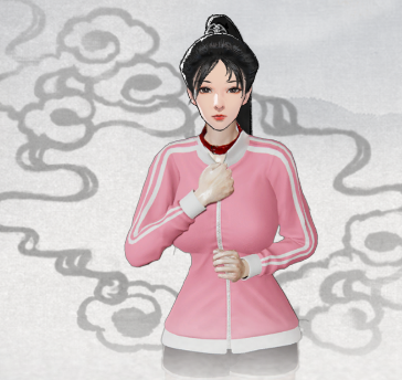 鬼谷八荒清纯粉色运动少女立绘MOD
