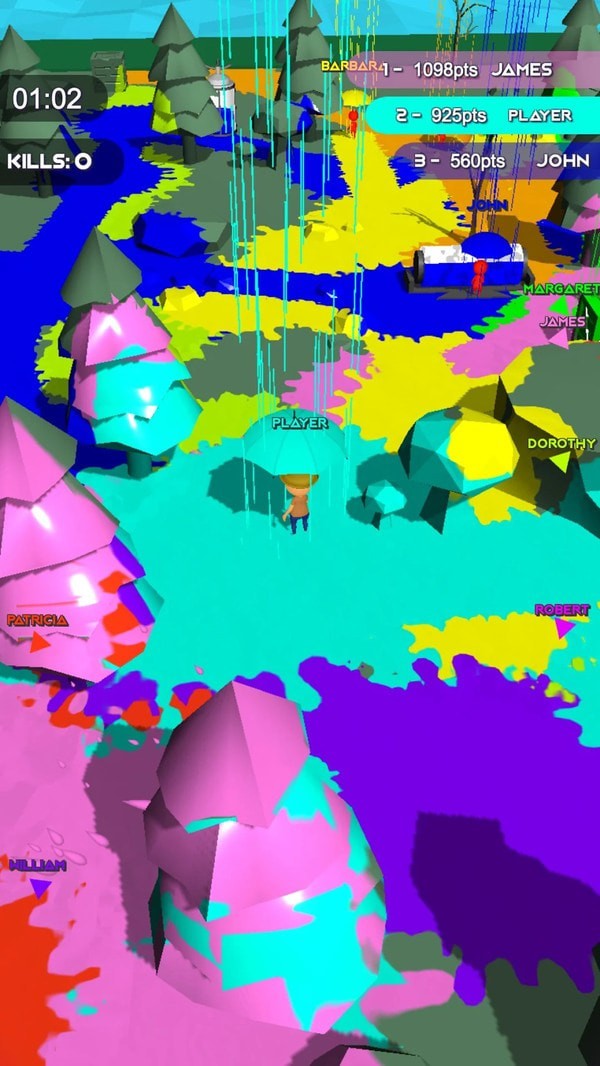 染色雨伞大乱斗内购版