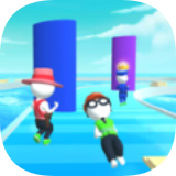 人群方块堆叠大战