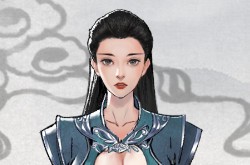 鬼谷八荒青色紧身女侠服饰MOD