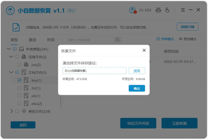 小白数据恢复免费版软件如何使用