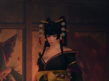 仁王2女天狗服装迷你裙去除面纱MOD