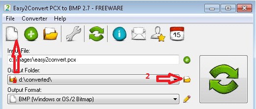 Easy2Convert PCX to BMP(PCX转BMP转换器)