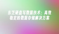 东芝硬盘写数据技术：高效稳定的数据存储解决方案