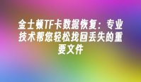 金士顿TF卡数据恢复：专业技术帮您轻松找回丢失的重要文件