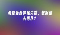 希捷硬盘神秘失踪，数据何去何从？