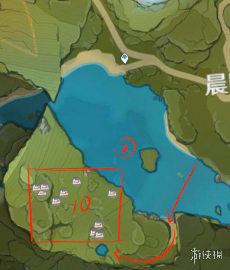 《原神手游》蒲公英在哪里 蒲公英采集线路图