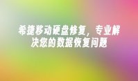 希捷移动硬盘修复，专业解决您的数据恢复问题