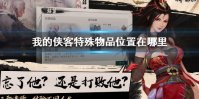《我的侠客》特殊物品位置在哪里 特殊物品位置介绍