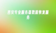 西安专业服务器数据恢复服务