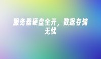 服务器硬盘全开，数据存储无忧