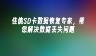 佳能SD卡数据恢复专家，帮您解决数据丢失问题