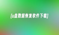 [u盘数据恢复软件下载]