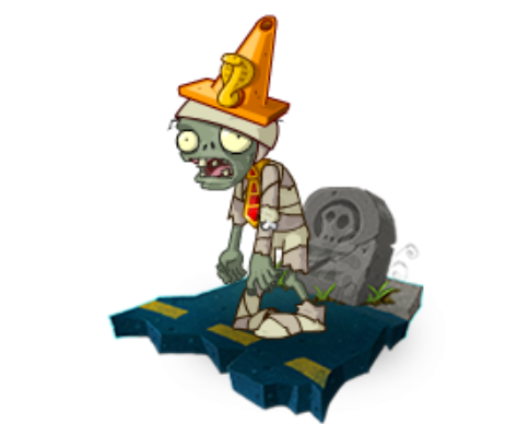《植物大战僵尸2》路障木乃伊僵尸怎么样 路障木乃伊僵尸图鉴一览