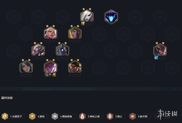 《云顶之弈手游》黑夜游侠阵容搭配 11.10月男阵容黑夜游侠怎么玩