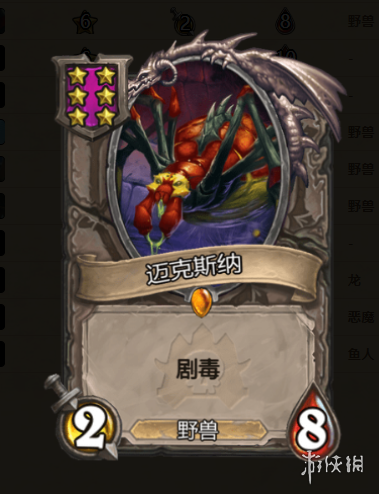 《炉石传说酒馆战棋》迈克斯纳图鉴 六星随从迈克斯纳怎么样