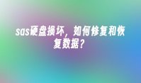 sas硬盘损坏，如何修复和恢复数据？