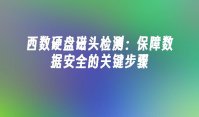 西数硬盘磁头检测：保障数据安全的关键步骤