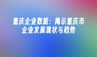 重庆企业数据：揭示重庆市企业发展现状与趋势
