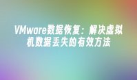 VMware数据恢复：解决虚拟机数据丢失的有效方法