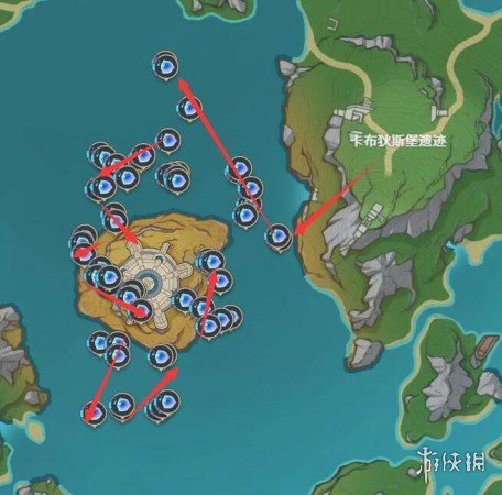 原神初露之源采集路线