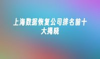 上海数据恢复公司排名前十大揭晓