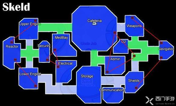 among us地图怎么看