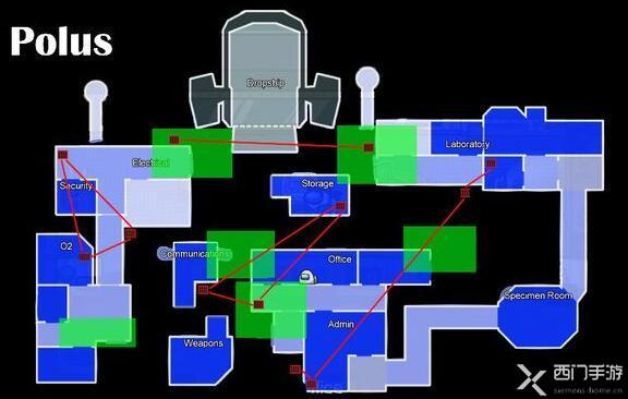 among us地图怎么看