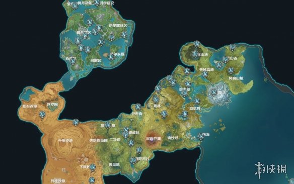 原神钓鱼点位置大全2024