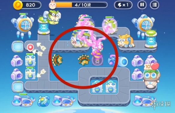 保卫萝卜4太空穿越第16关攻略