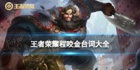 王者荣耀程咬金台词大全